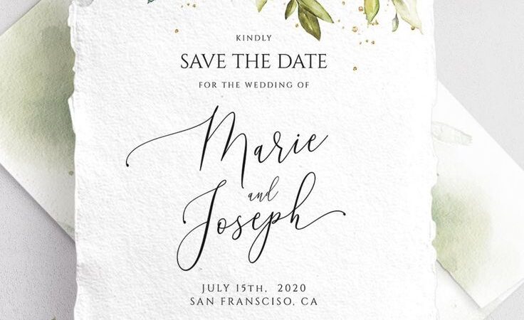 Save The Date Cards DIY